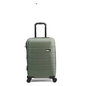 EDDIE BAUER Green 22in Glacier Hardside Carry-on Spinner